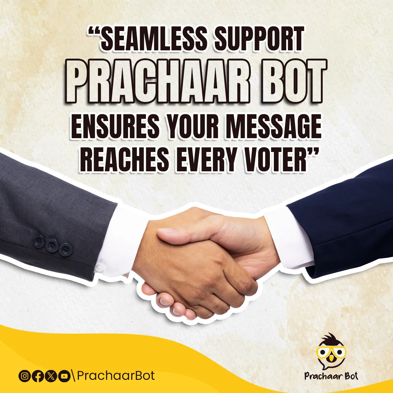 social media creative prachaarbot