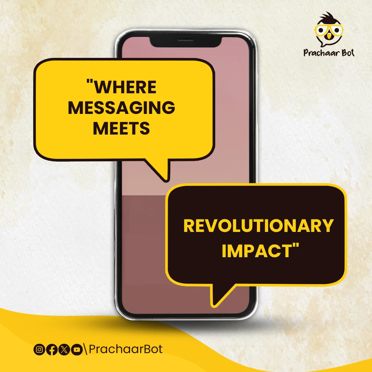 social media creative prachaarbot